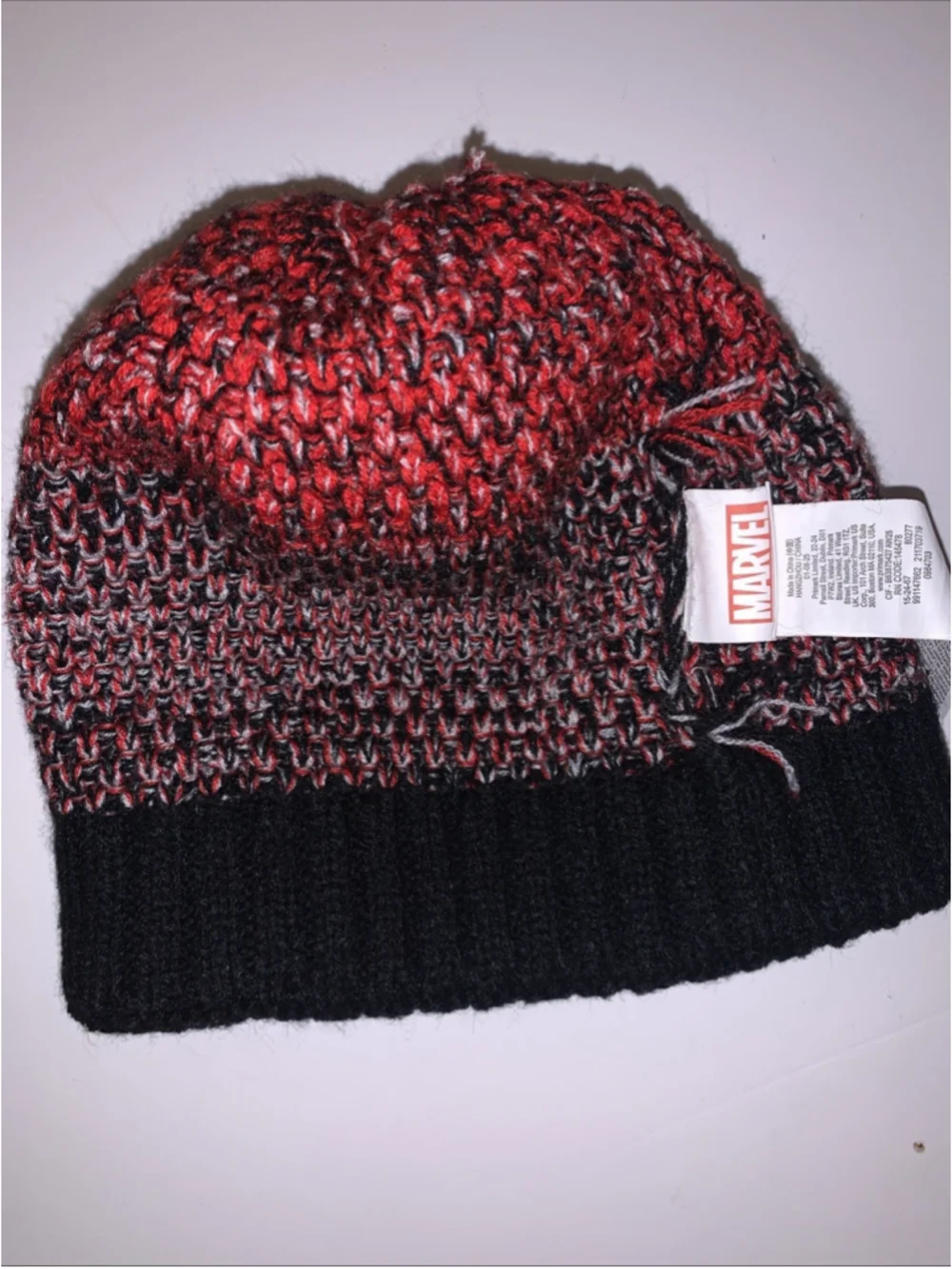 Marvel Spider-Man Spidey Knit Boy Beanie Hat with Pom Size Small